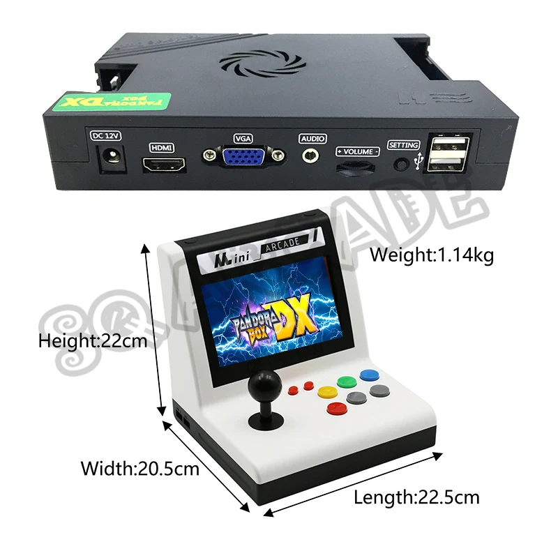 Аркадная консоль контроллер Pandora Box DX 3000 в 1 34 * 3D игры с проводным и беспроводным USB
