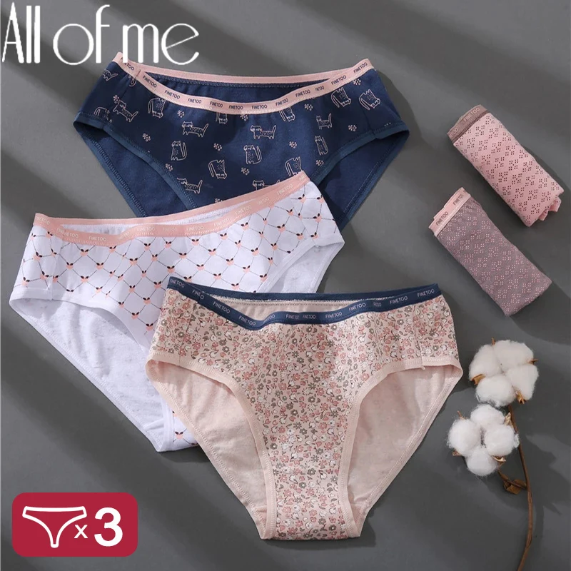 Sexy Women Plus Size 2xl 3xl 4xl Panties Letter Underwear Ladies Big Size  Briefs Soft Lingerie Cotton Underpants Mummy Shorts - Panties - AliExpress