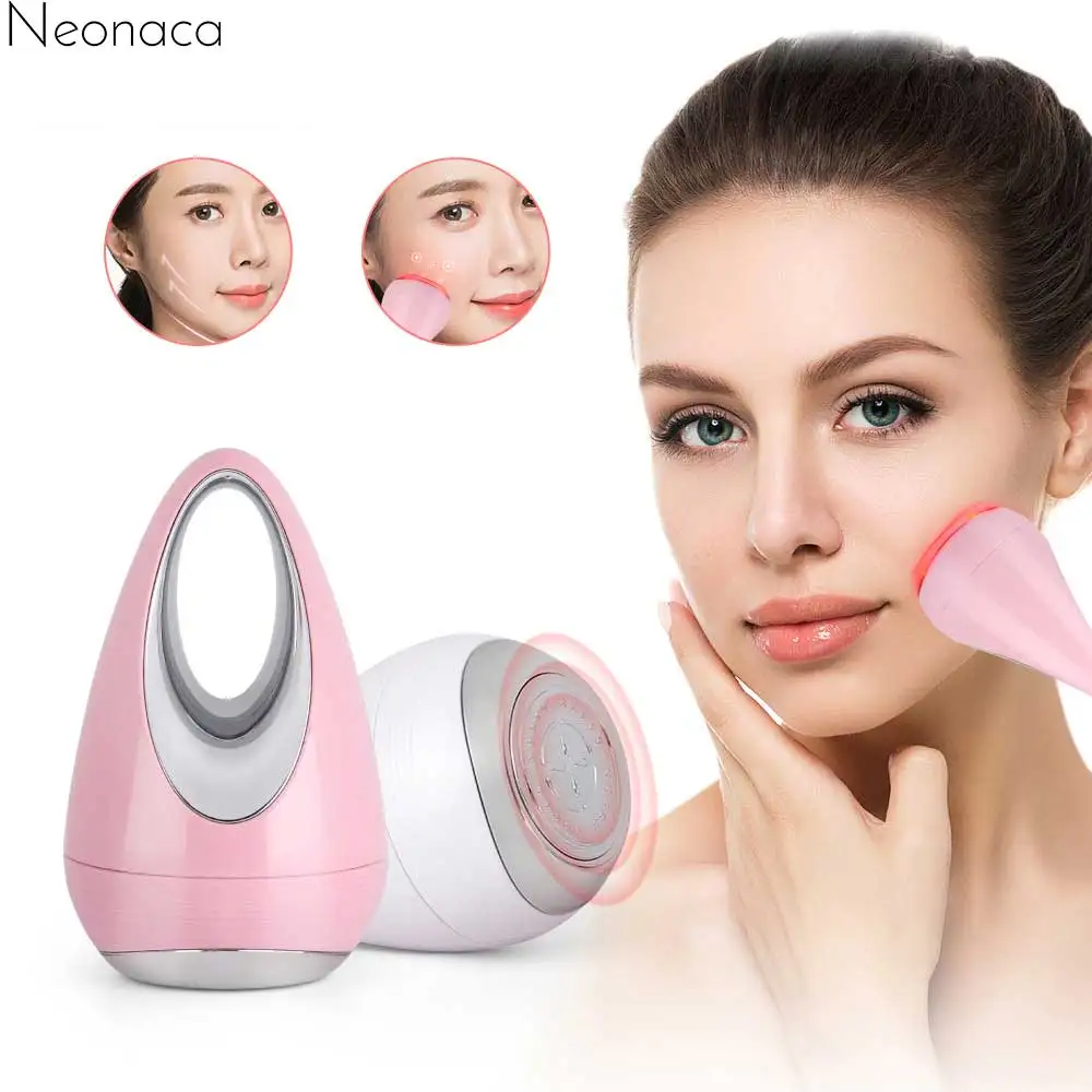 Microcurrent Face Massager Teardrop Type Mini Facial Toning Massage For Anti Aging Skin Tighten Anti Wrinkle Portable Skin Care