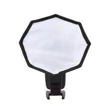 Инструмент рассеиватель для вспышки мини портативный восьмиугольный чехол для камеры внешние аксессуары для фотографии Черный Сменный софтбокс с отражателем