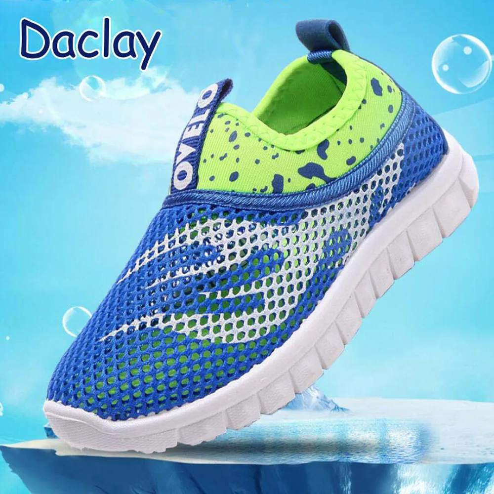 

Daclay Kids Mesh Shoes Fashion Shoes Breathable Casual Sneakers Simple Design for Running and Sports