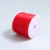 Fil en plastique, cristal, longueur 0.5-1.2mm, cordon extensible élastique pour bricolage fabrication des bijoux, cordon de fabrication transparente, marron ou rouge ► Photo 3/6