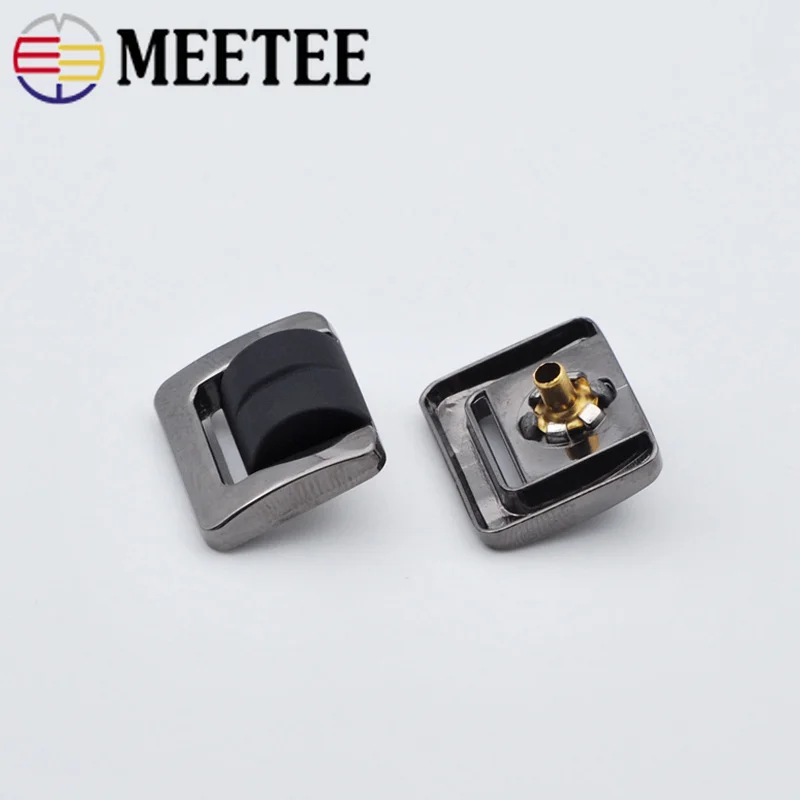 Meetee 10 комплектов 20*17 мм металлические кнопки нажимные шпильки крепежные сделай