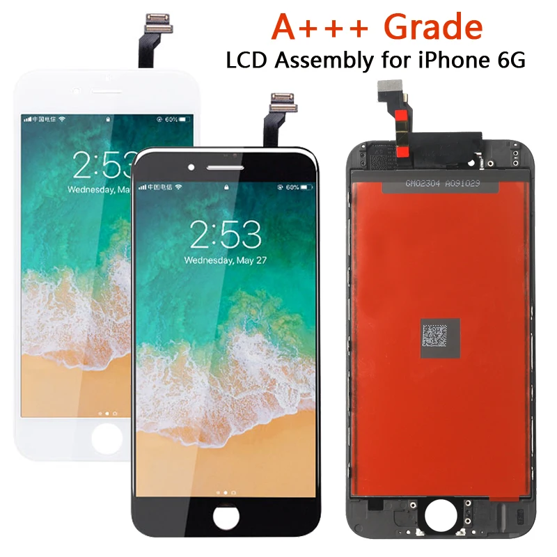 

AAA+++ Grade LCD Screen For iPhone 6G Digitizer Assembly Replacement For iPhone 6G Screen With Tools