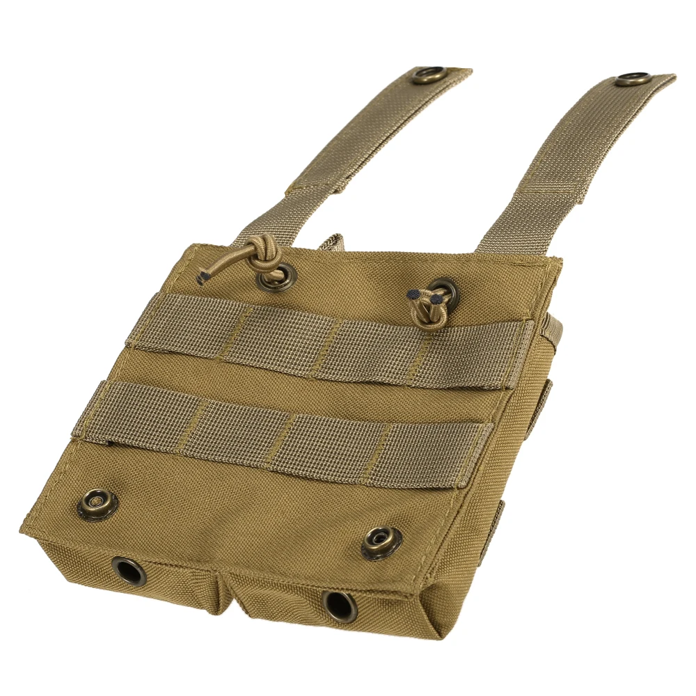 Lixada 600D нейлоновый Чехол Molle для M4 Тактический Подсумок для журналов военный, двойной держатель для переноски Molle Mag кобура для магазина сумка