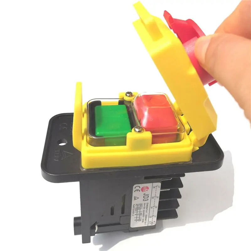 

Hot Waterproof Pushbutton Machine Saw Cutter Drill On Off Switches Control Box Switches Electromagnetic Switch 230 / 400V 16 /