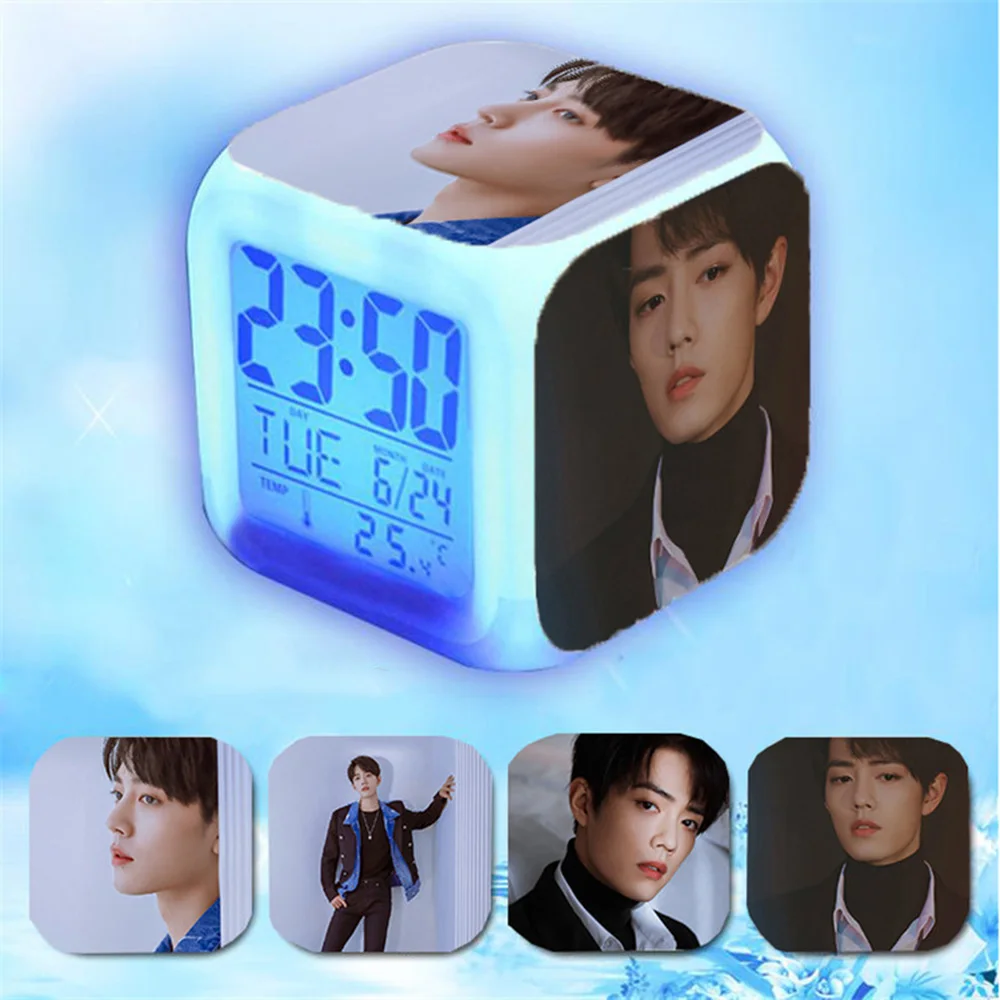 

Digital 7 Colors Change LCD Digital Display Mo dao Zushi Alarm Clock Night light Colorful Changing Clock