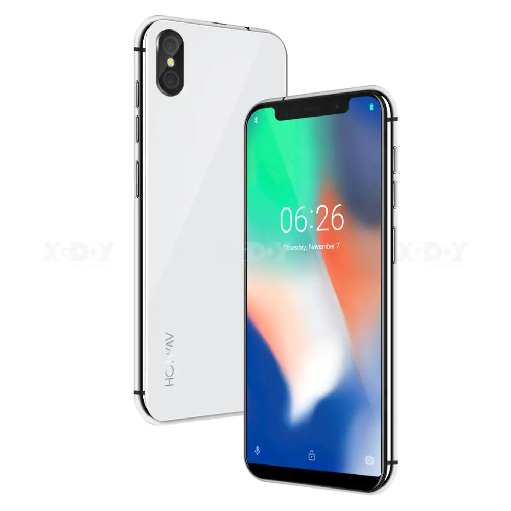 White Смартфон XGODY Symbol Max, 4G, 6,26 дюймов, 18:9, Android 8,1, 3 ГБ ОЗУ, 32 Гб ПЗУ, 3150 мАч, четыре ядра, две sim-карты, WiFi, мобильный телефон, мобильный телефон - Цвет: White