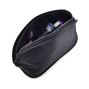 

Handy Cosmetic Pouch Women Toiletry Makeup Bag Double Layer PU Waterproof Travel Make Up Bag Brush Cosmetics Organizer