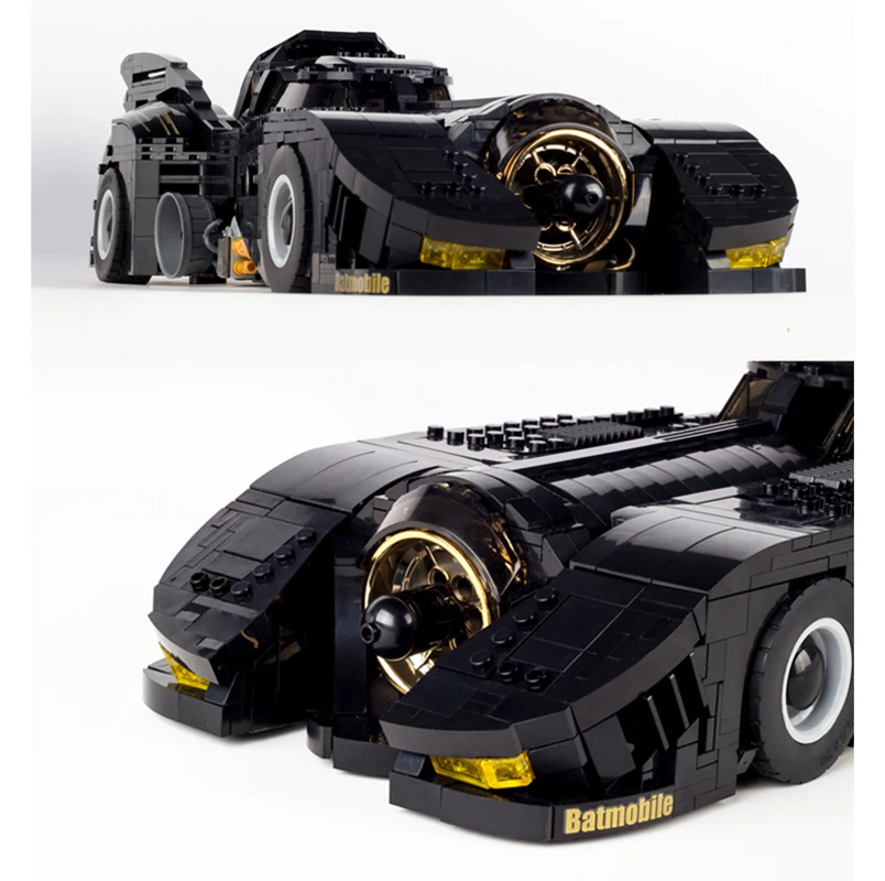 MOC 15506 7144 техническая серия машины летучая мышь Супер Герои строительные блоки