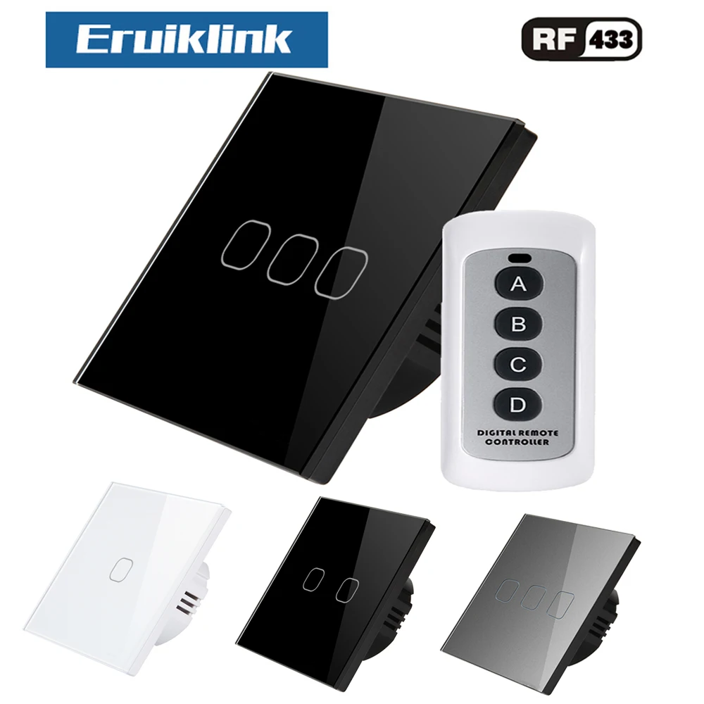 Eruiklink ЕС/Великобритания сенсорный выключатель света переключатель