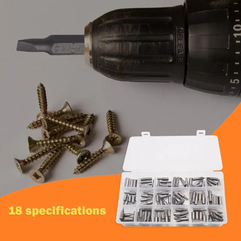 108 шт. Набор отверток с крестиком Torx короткая головка для дрели драйвер электроинструменты