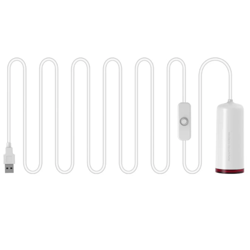 Прямая поставка миниатюрная вакуум-закаточная машина насос автоматический USB Электрический насос с мешками для хранения одежды еда P666 - Цвет: Белый