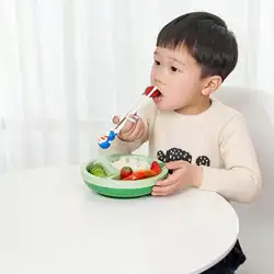Детские миски с изоляцией для кормления, нескользящая теплая тарелка для еды, посуда для защиты окружающей среды и долговечности