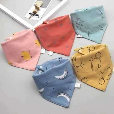 Brown 5pc 5 шт./лот детские нагрудники слюнявчик хлопок Детский шарф отрыжка ткань бандана нагрудники новорожденный мальчик младенец, девочка, малыш вещи - Цвет: Brown 5pc