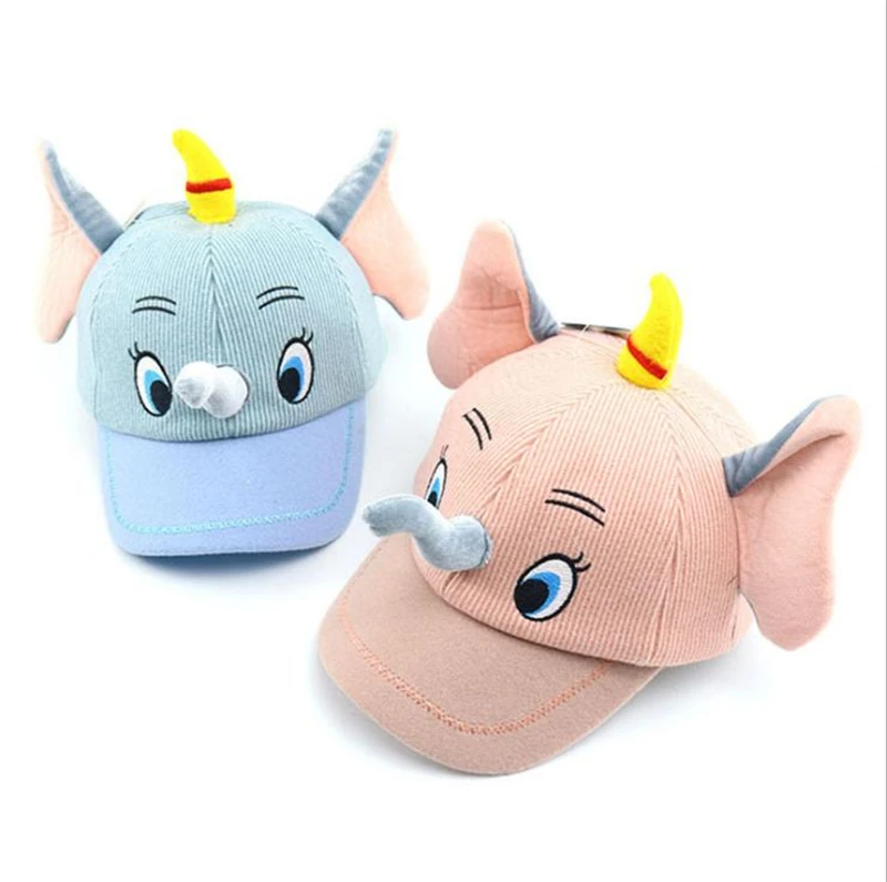 Милый слон из мультфильма мультфильм gorras детей ребенка бейсбольной кепки шляпы для мальчиков и девочек хип-хоп шляпа дети snapback кепки вечерние подарки