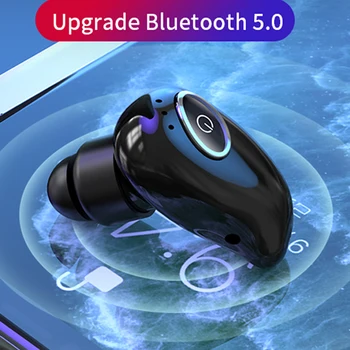 

V21 Sport Bluetooth 5.0 Earphone Mini Wireless Headset In-ear 8D Stereo HiFi Handsfree Bluetooth Wireless Earbud For Smartphones