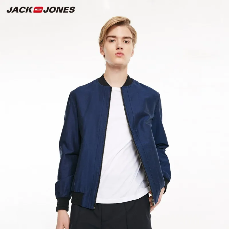 JackJones Men's Baseball Collar Jacket Business Casual Breathable Streetwear Men's Jacket | Sports 219221505 JackJones Men's Baseball Collar Jacket Business Casual Breathable Streetwear Men's Jacket | Sports 219221505