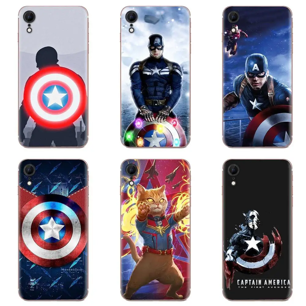 Soft Fashion Case Avenger Captain America For Galaxy Note 10 A10E A10S A20S A30S A40S A50S A6S A70S A730 A8S M10S M30S Lite Plus | Мобильные