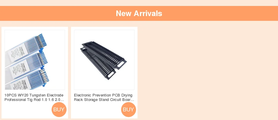 10PCS WY20 Tungsten Electrode Professional Tig Rod 1.0 1.6 2.0 2.4 3.0 3.2mm for option 2.0% Lanthanated for Tig Welding Machine