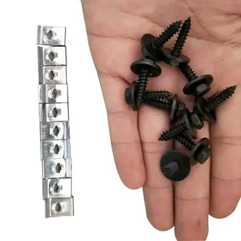 

40Pcs/20Set Screw Clips Undertray Nut For BMW 1/3/5/6/7/X/Z Series Metal