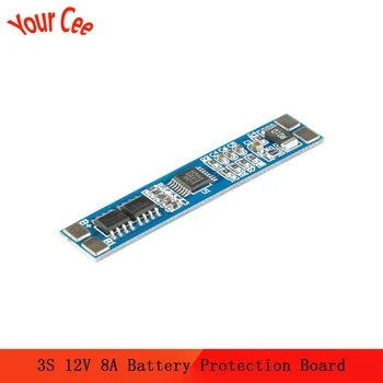 

3S 12V 8A Li-ion 18650 Lithium Battery Charger Protection Board Module 11.1V 12.6V BMS Charger Protection Board