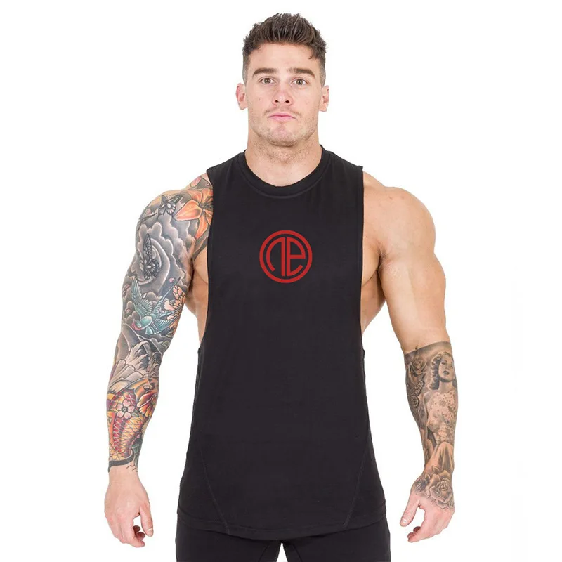 

2019 New Style Muscle Kid Brother Europe And America Popular Brand Sports Vest Men Wicking Breathable Fitness Sleeveless T-shirt