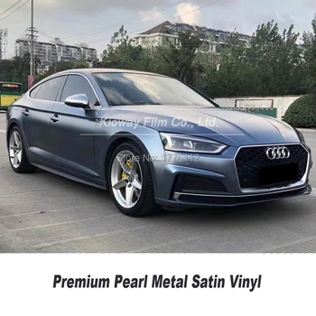 

Highest quality pearl metal Vinyl wrap tempest grey vinyl car wrapping film foil air bubble free quality Warranty 5m/10m/18m