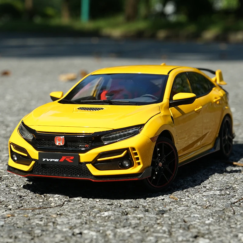Diecast118HondaCivicTYPERFK82020SportsCarAlloyMetalModel