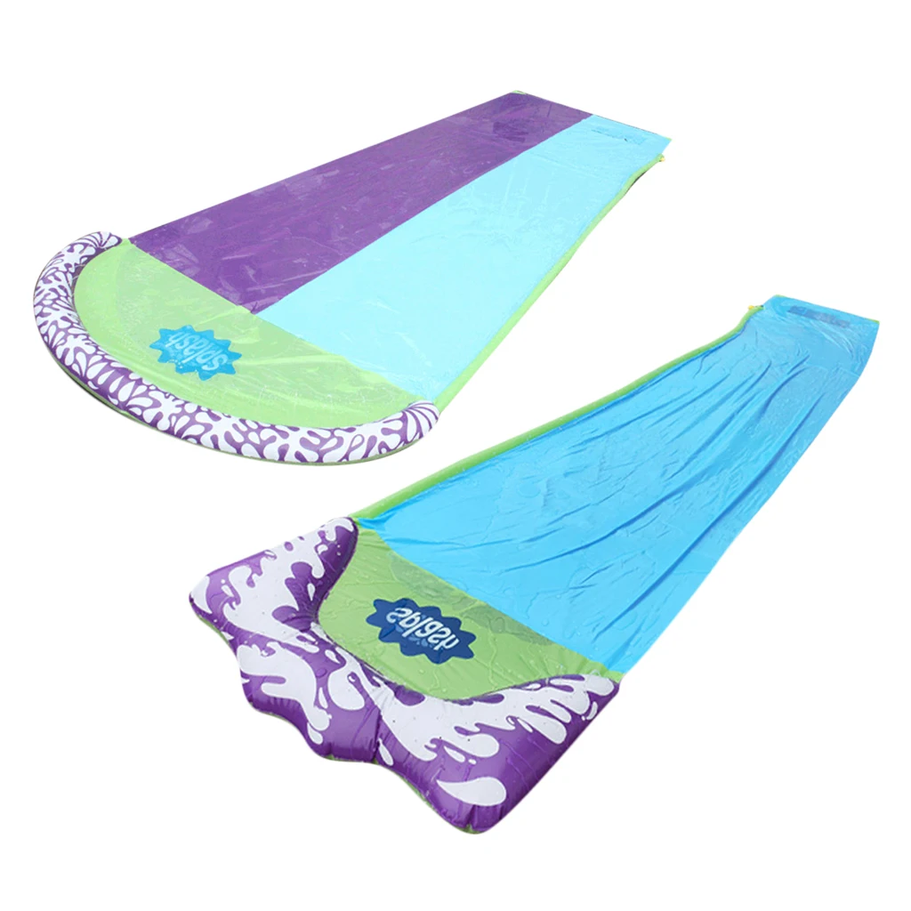 15.6/15.7ft Speed Racing Water Slide with Spray Splash Pool and Water Spraying Side Rails for Kids Water Games Play Toys Pool