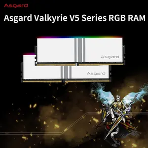 Asgard  Valkyrie  Memory DDR4 RAM PC 8GBX2 16GB 32GB 3200MHz 3600MHz RGB RAM White heatsink OC Performance for Desktop