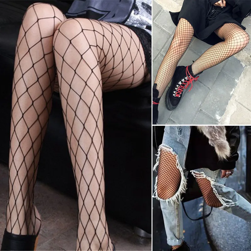 

Women Summer Fishnet Mesh Fish Nets Tight Seamless Nylon Dance Sexy bottom