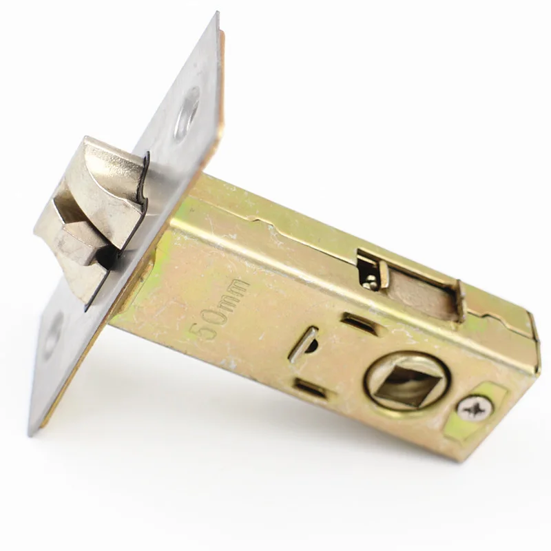 Hardware Single Lockbody Tongue Passageway Lock Body Lock Core Toilet Door Single Tongue Lockcase Fitting