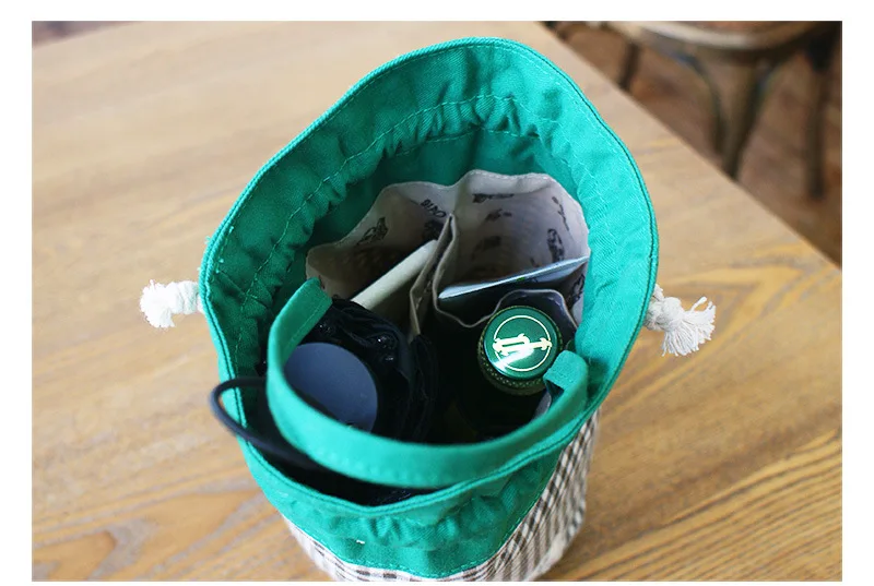 Cup Set Foreign Trade Canvas Portable Universal 480/470/500 Ml Stewpot Tank Protective Case Portable Pouch