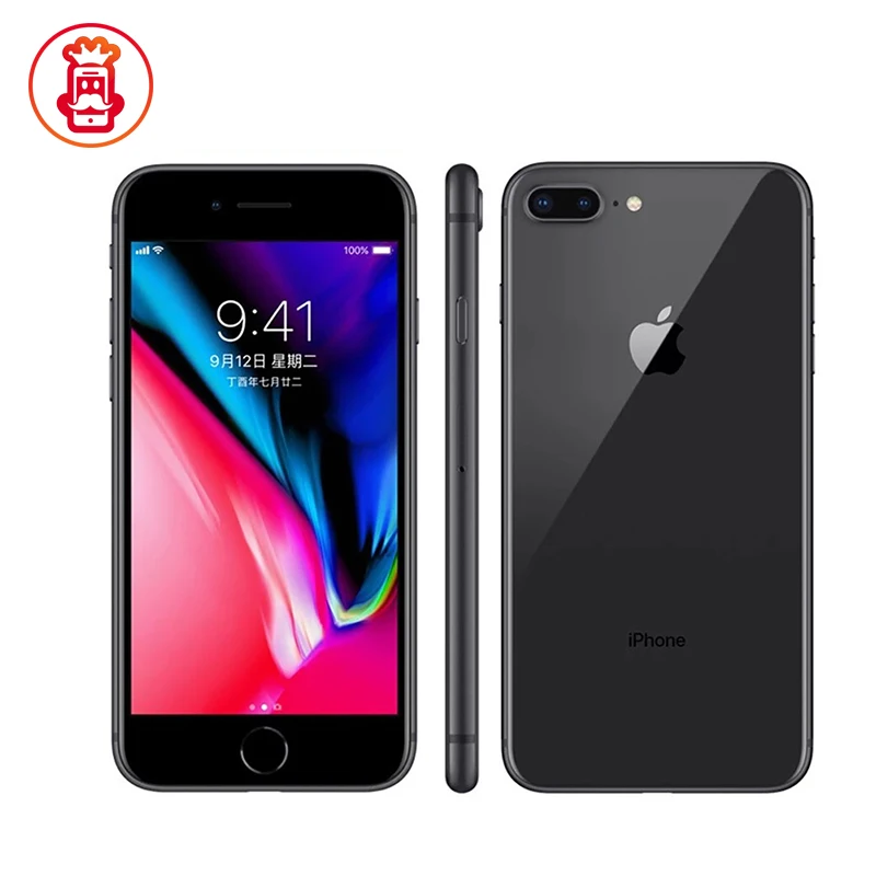 

Original Apple iphone 8 Plus Hexa Core iOS 3GB RAM 64-256GB ROM 5.5 inch 12MP Fingerprint 2691mAh LTE used Mobile Phone