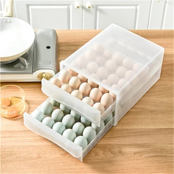 

Egg Holder Can Be Stacked and Sealed In A Plastic Box Containing 60 Tins of Eggs