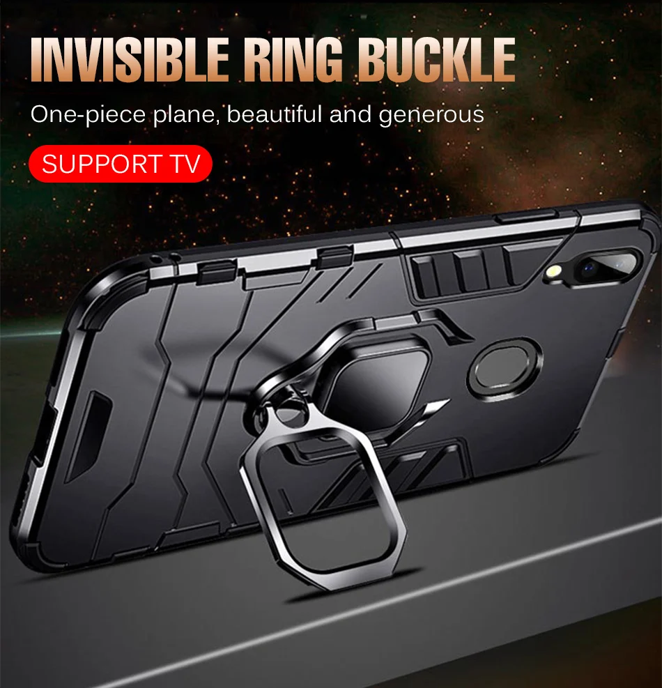 Armor Case For Redmi Note10 9 8 Pro Max 8A 8T 9C 9A 9S 10S Phone Cover for Xiaomi Mi 10 Lite 10T POCO X3 NFC M3 F3 F2 F1 | Мобильные