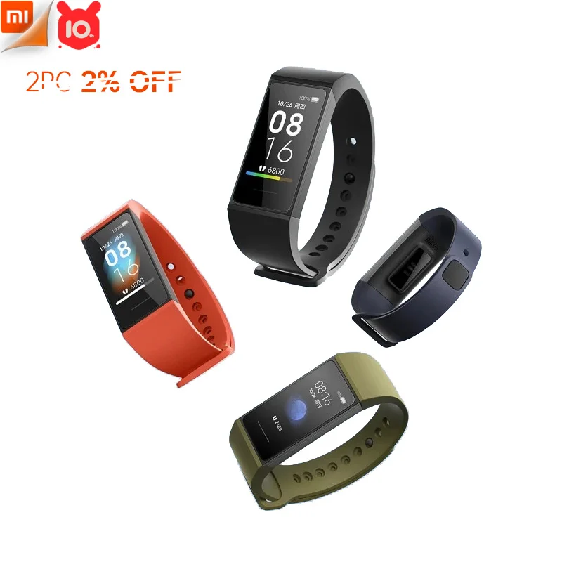Фитнес браслет Xiaomi Redmi Band фитнес с несколькими линиями цветной сенсорный экран 1 08