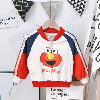 

Fashion Cute cool boy girl fall winter coat baseball tops children jacket high quality