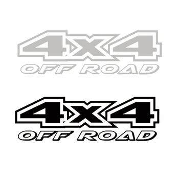 오프로드 4 륜 구동 자동차 스티커 스타일링 반사 조각 문짝 트렁크 SUV 스티커, 레이싱 튜닝 데칼, 4X4