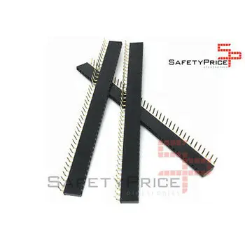 

3x strip 40 pin female angled 90 ° 1x40 row solder female pin header PCB