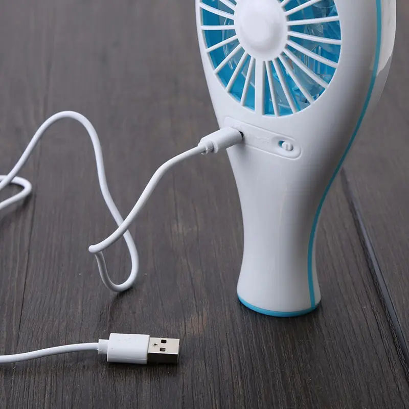 Портативный Usb зарядка Электрический мини-вентилятор перезаряжаемый запотевающий увлажнитель воздуха вентиляторы кондиционер охлаждающее устройство