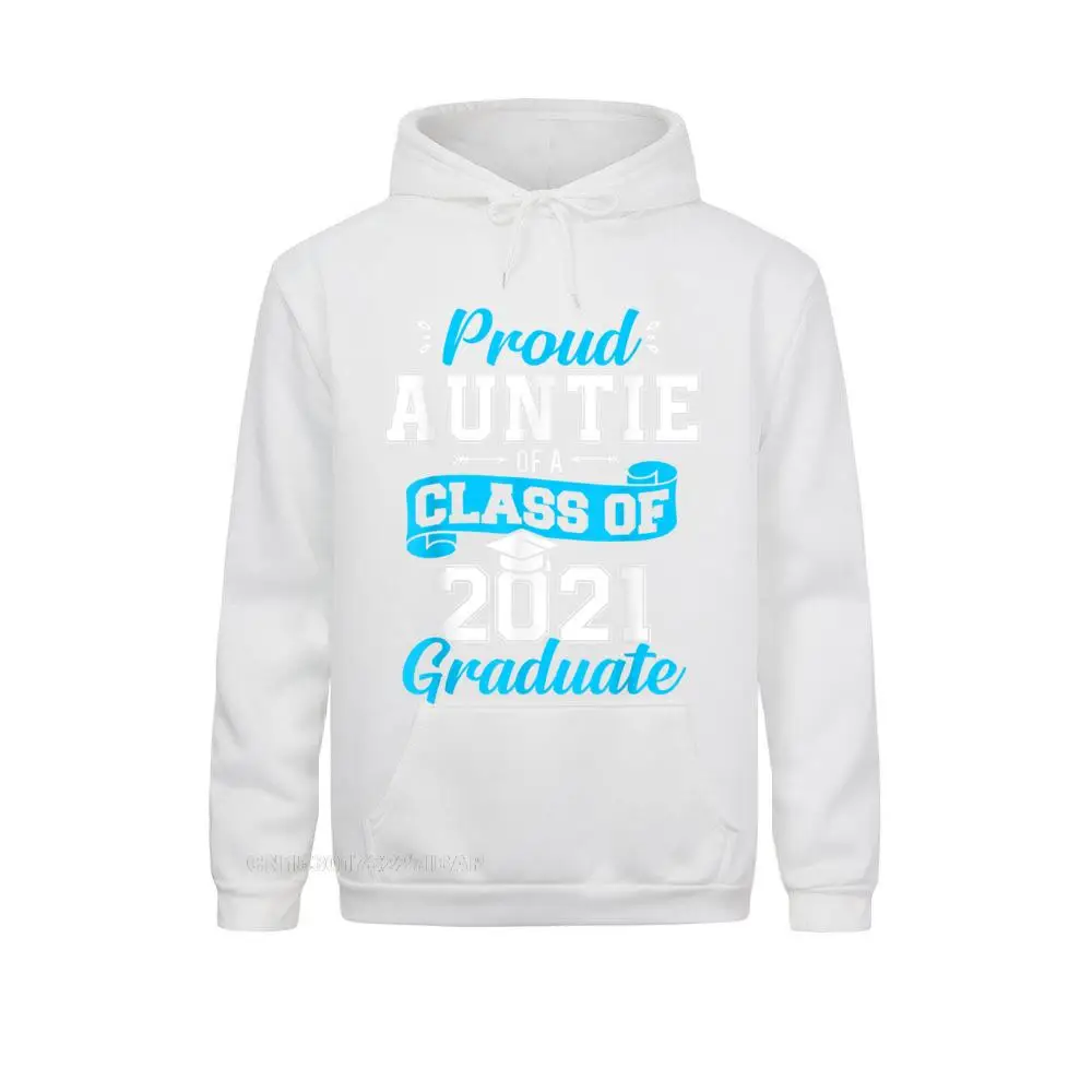 Proud Auntie Of A Class Of 2021 Graduate Senior 2021 Gift New Arrival Mens Hoodies Fitness Sweatshirts Geek Sportswears