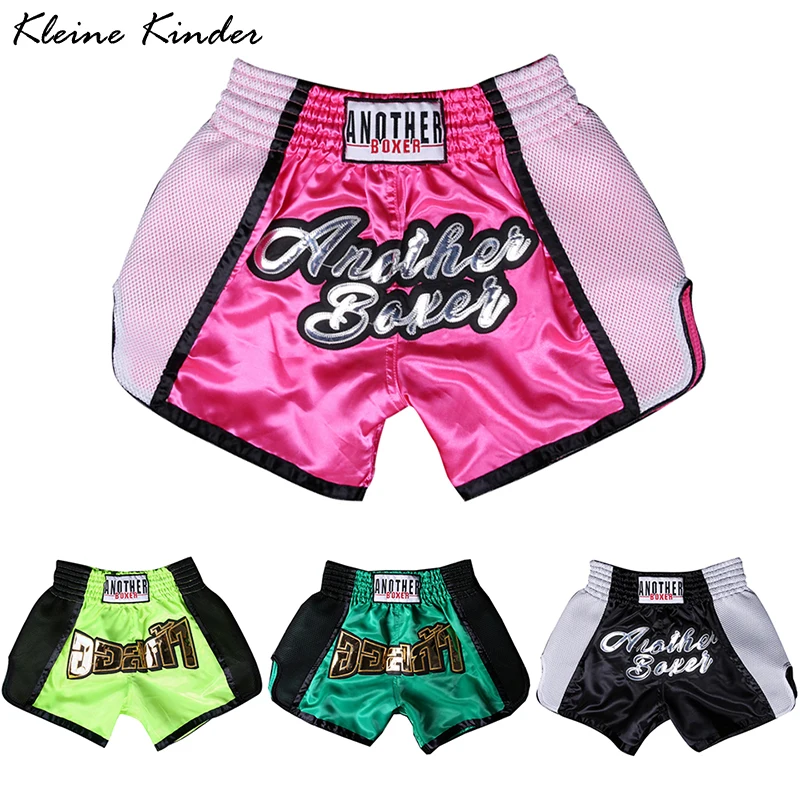 

Muay Thai Shorts Women Men's Boxing Pants Breathable Fitness Training Bjj Fight Kickboxing Shorts Kids Gym MMA Grappling Trunks