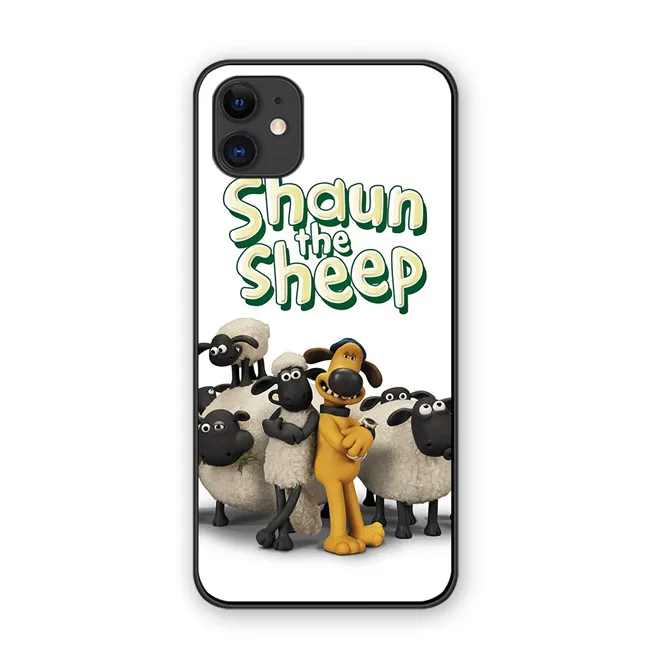 Чехлы для телефонов Shaun the Sheep cartoon Farmageddon для iphone 6S 6 7 8 Plus черный силиконовый чехол для iphone 11 Pro MAX X XS XR - Цвет: 1