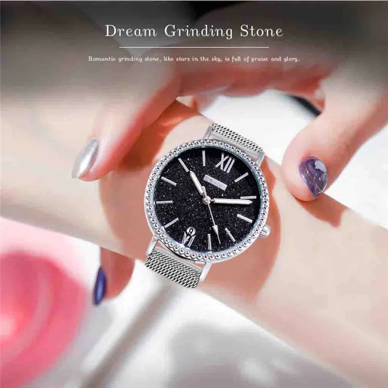

Creative Magnetic Stainless Steel Belt Ladies Women Watches Student Watch Fashion Watch Female Models Relogio Feminino WD