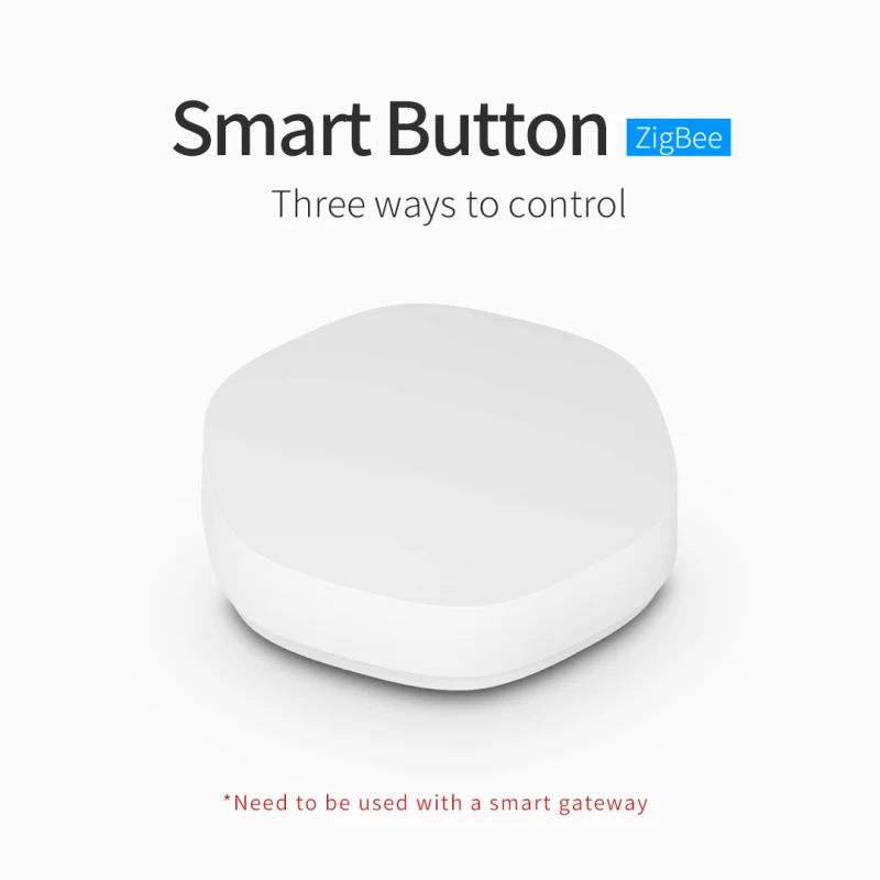 Tuya Smart Switch Wireless Smart Switch Wireless Control Multi-scene Linkage Zigbee Smart Switch One Key Three Uses Mini Button 