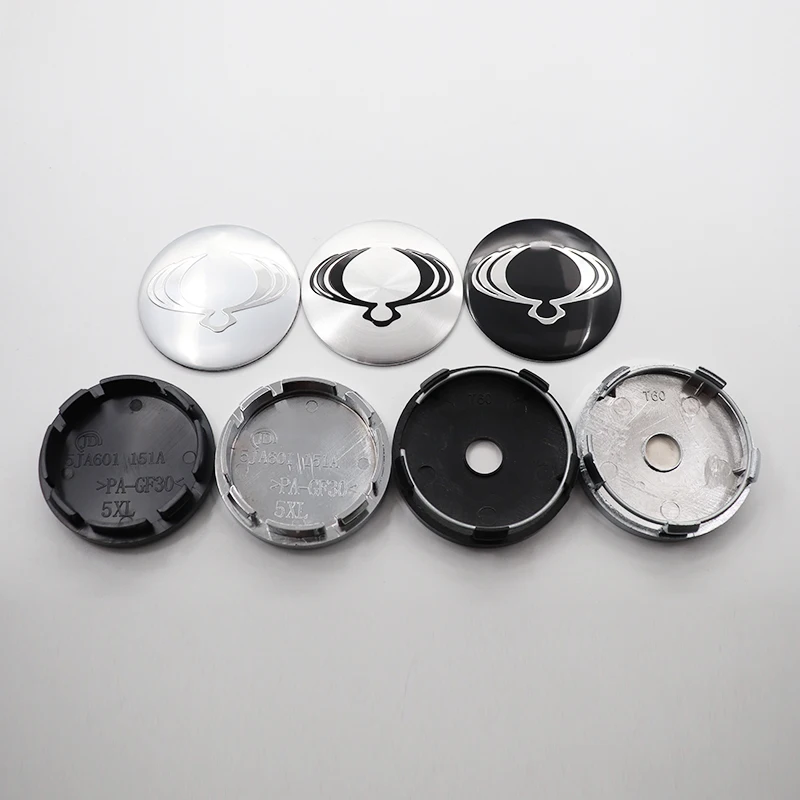 20pcs 56mm60mm SsangYong logo car emblem Wheel Center Hub Cap auto Rim refit dust-proof badge covers sticker styling accessories |