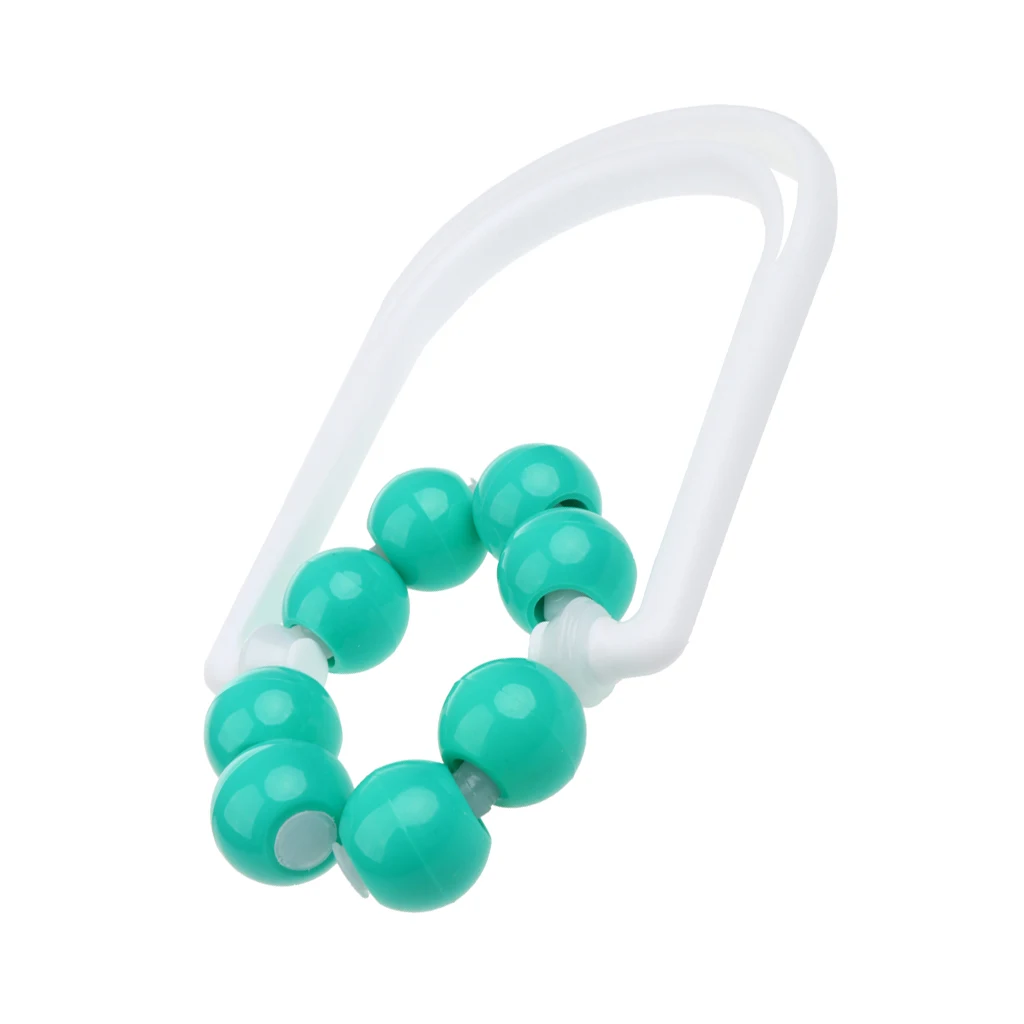 Portable Leg Massager Shoulder Neck Back Arm Foot Calf Massager Roller Ball Trigger Points Manual Massage Stick Travel Tool