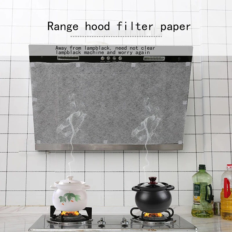 

10M Kitchen Oil Sticker Range Hood Oil Filter Paper Moisture-proof Transparent Oil-Absorbing Paper Oil-Proof Sticker New